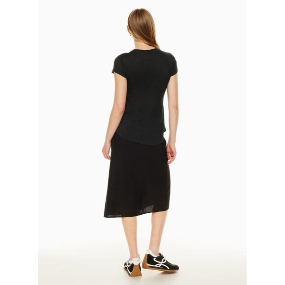 Aritzia GROUP BY BABATON Lifestyle Lilac Linen Blend Jersey T-Shirt Top, Size XS - Picture 13 of 15